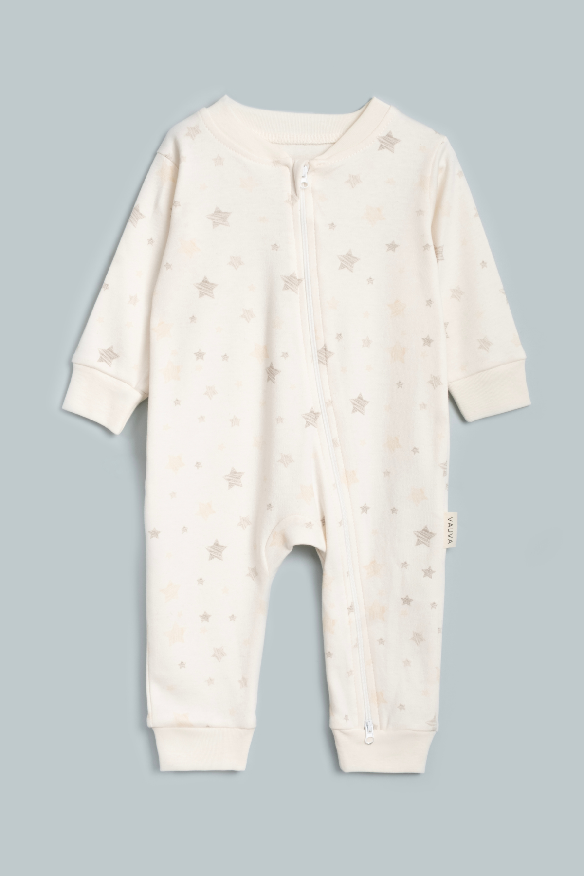 Kız Erkek Bebek Tulumu Uzun Kollu Fermuarlı Pijama Tulum Baskılı Uyku Tulumu