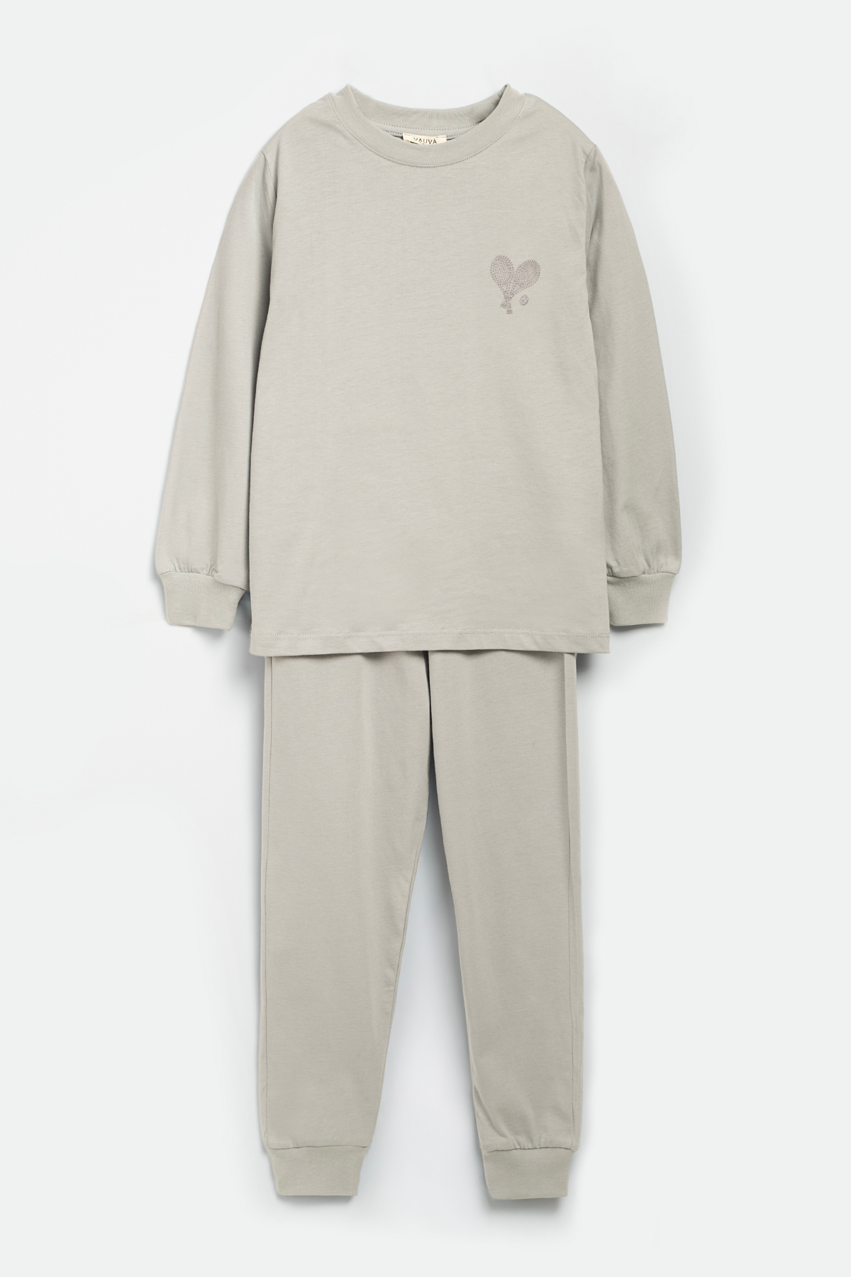 Kız Erkek Pijama Takımı Nakışlı İkili Pijama Takımı