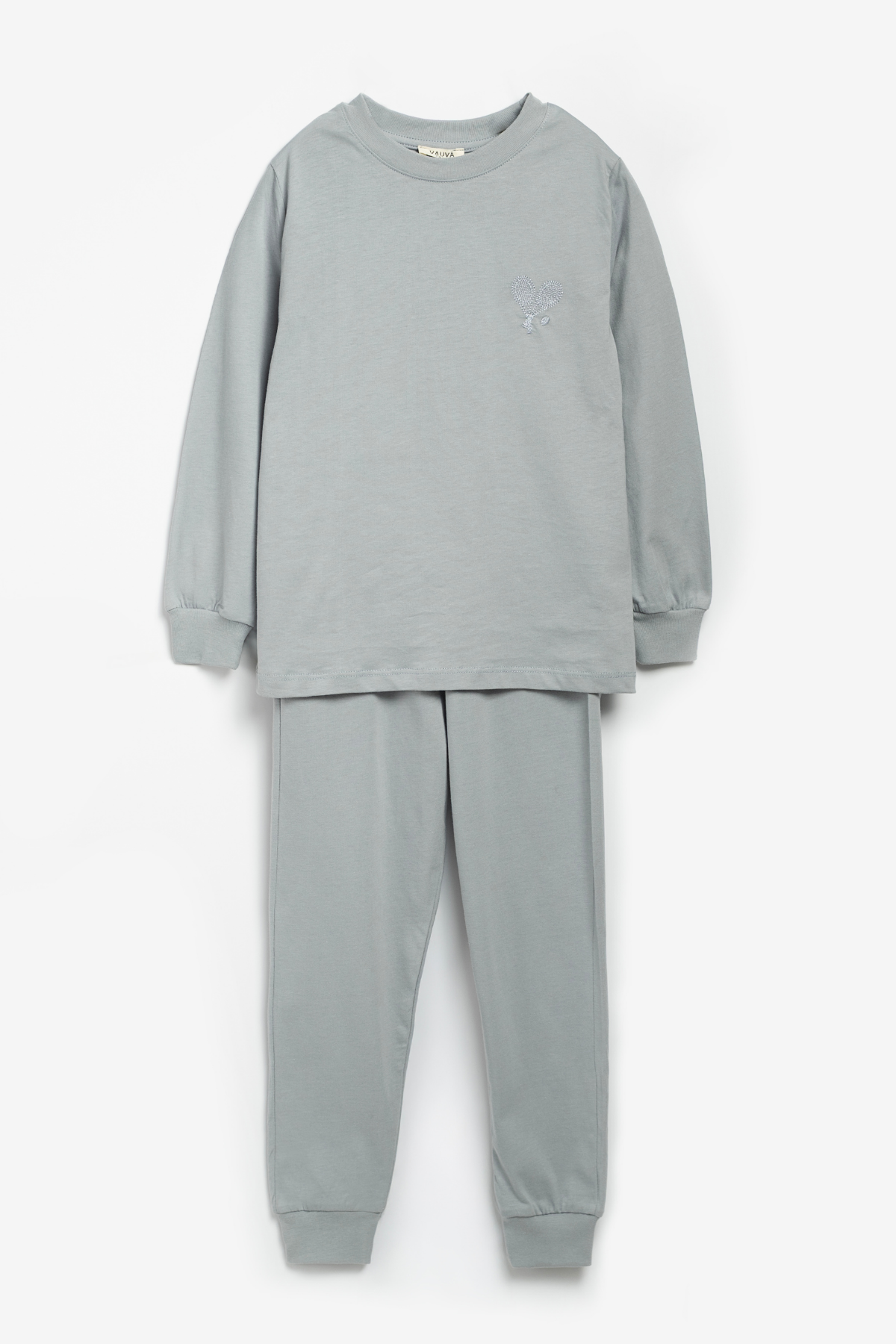 Kız Erkek Pijama Takımı Nakışlı İkili Pijama Takımı