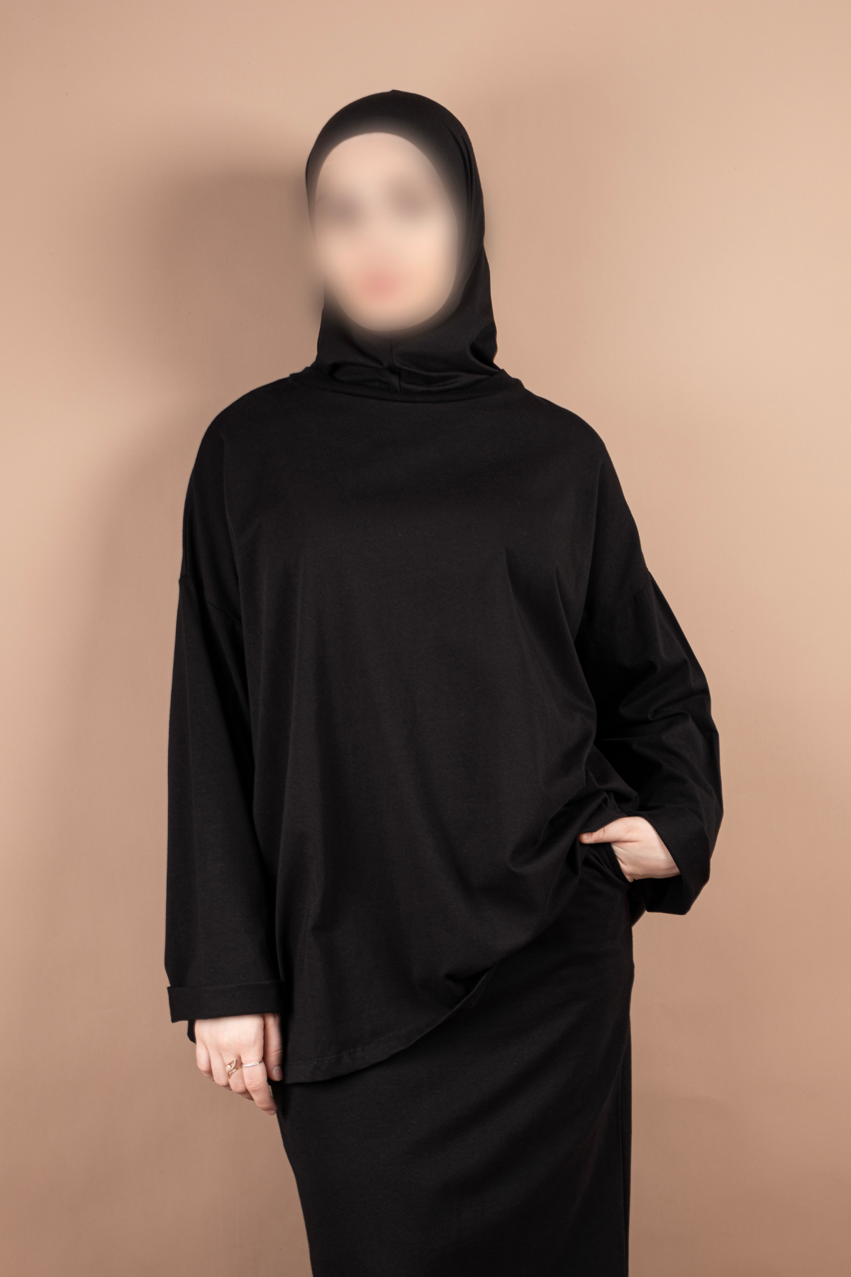 GENİŞ UZUN KOL OVERSIZE TSHIRT 25541