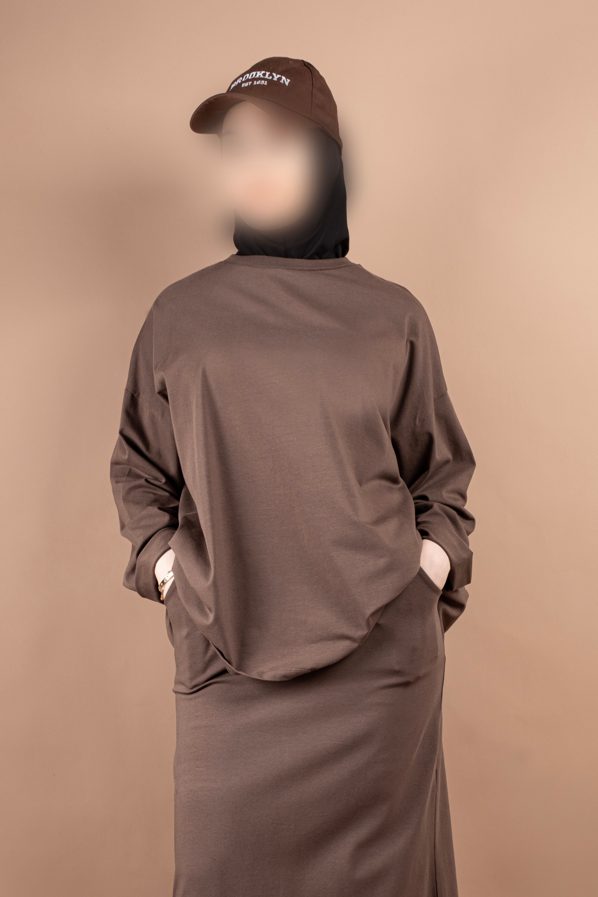 GENİŞ UZUN KOL OVERSIZE TSHIRT 25541