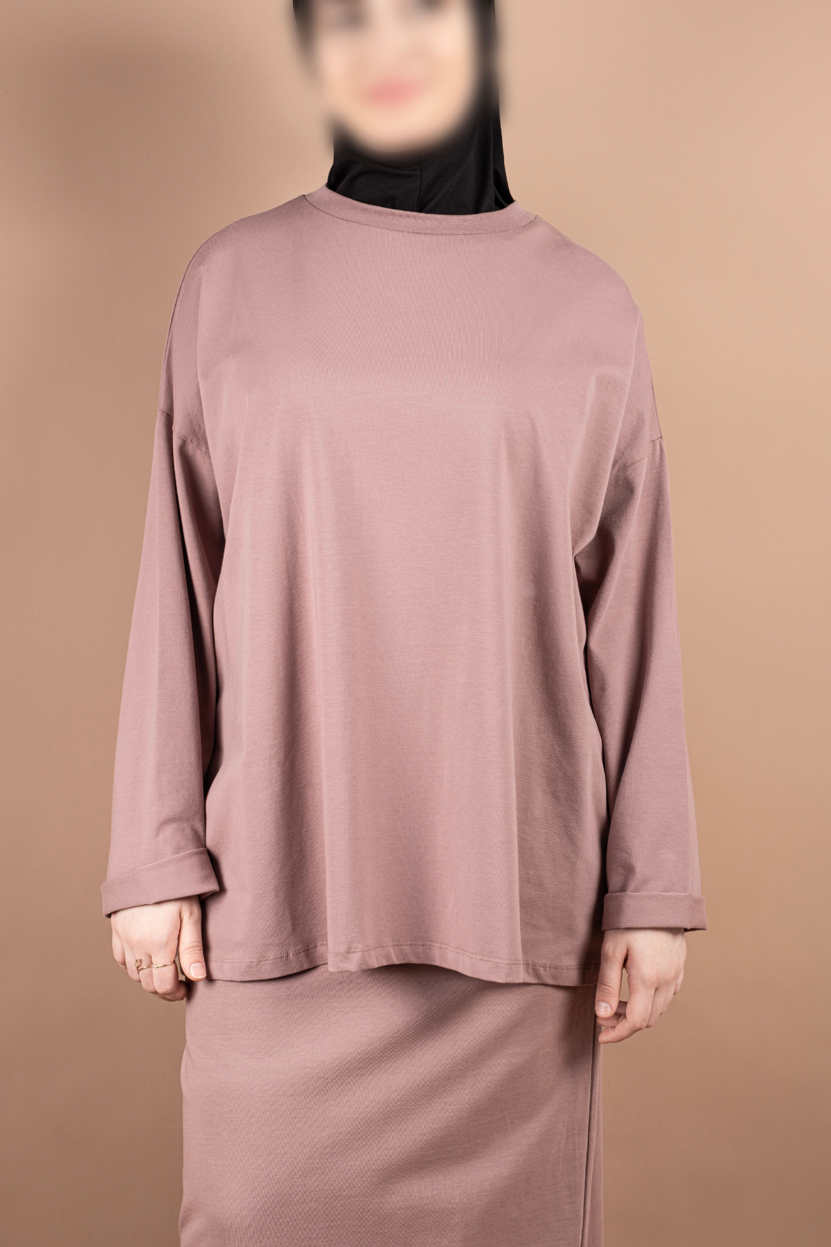 GENİŞ UZUN KOL OVERSIZE TSHIRT 25541