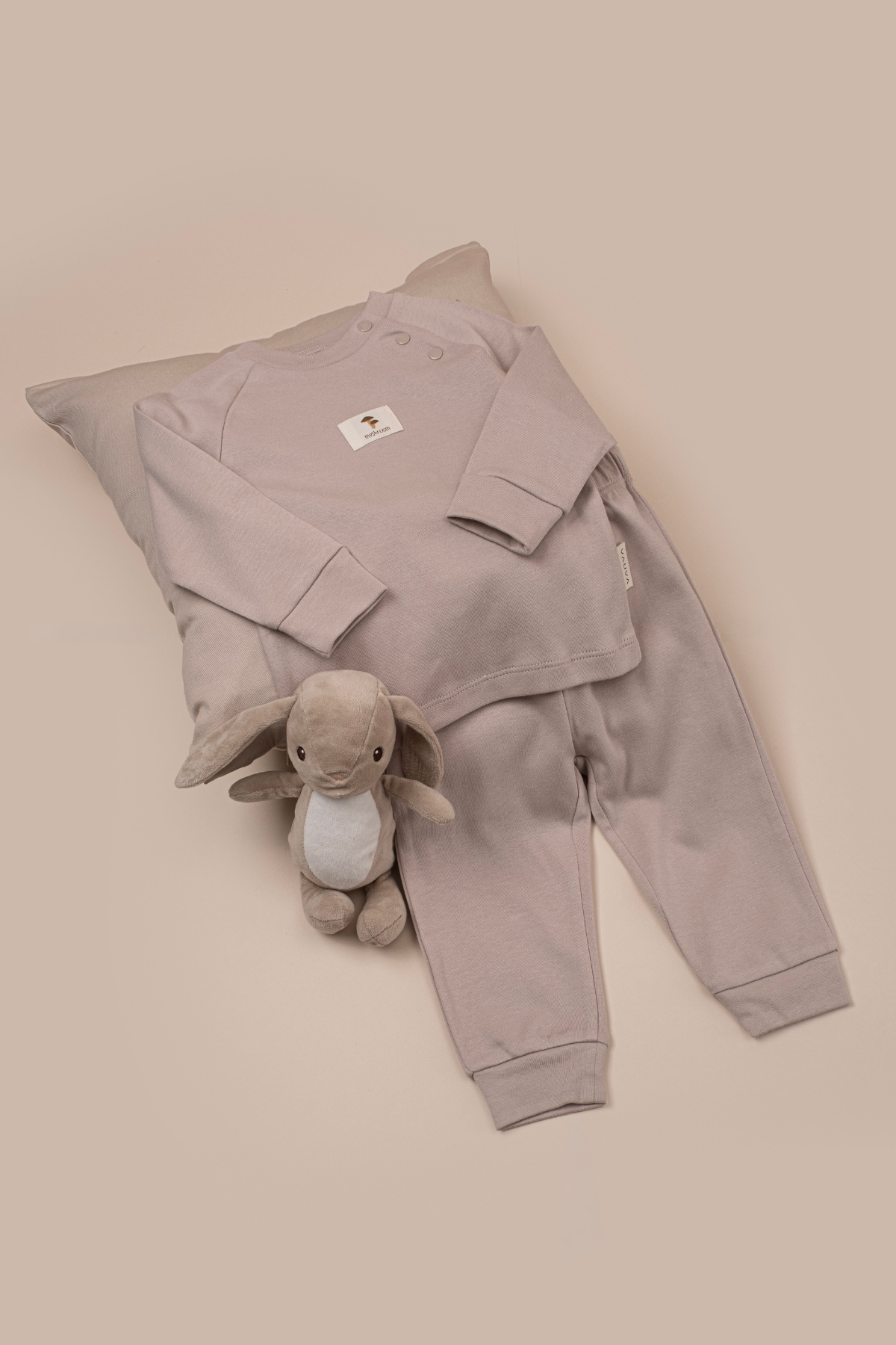 İkili Takım Kız Erkek Bebek Çocuk Nakışlı Pijama Takımı