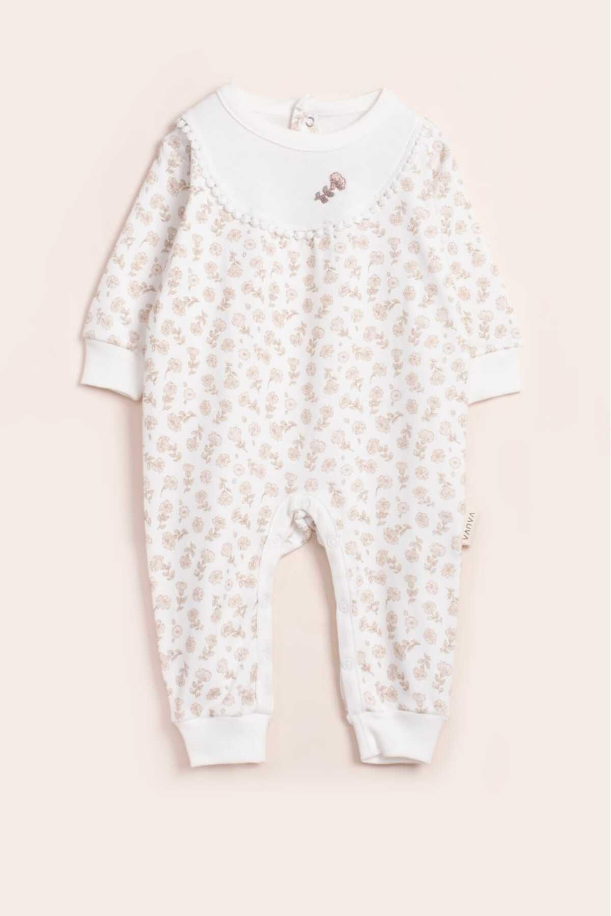 Kız Erkek Bebek Çocuk Tulum Uzun Kollu Çıtçıtlı Unisex