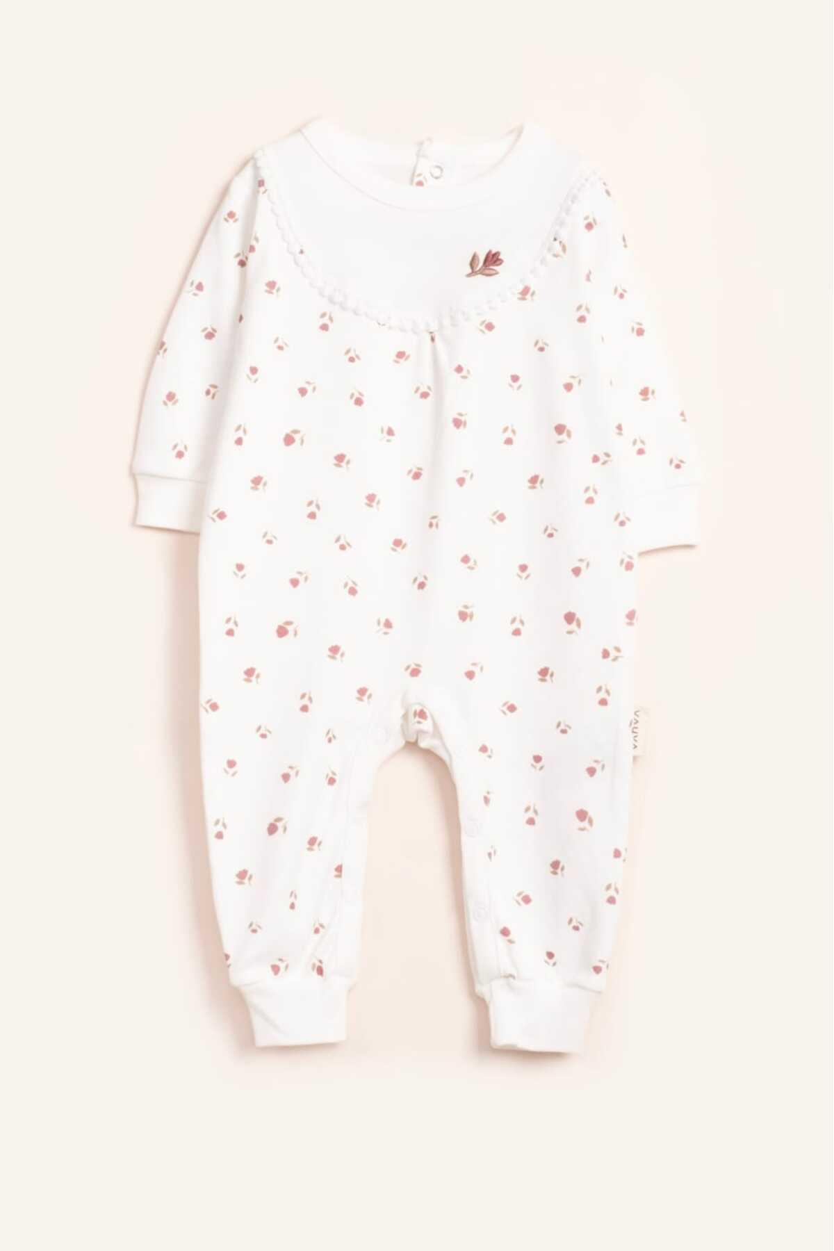 Kız Erkek Bebek Çocuk Tulum Uzun Kollu Çıtçıtlı Unisex