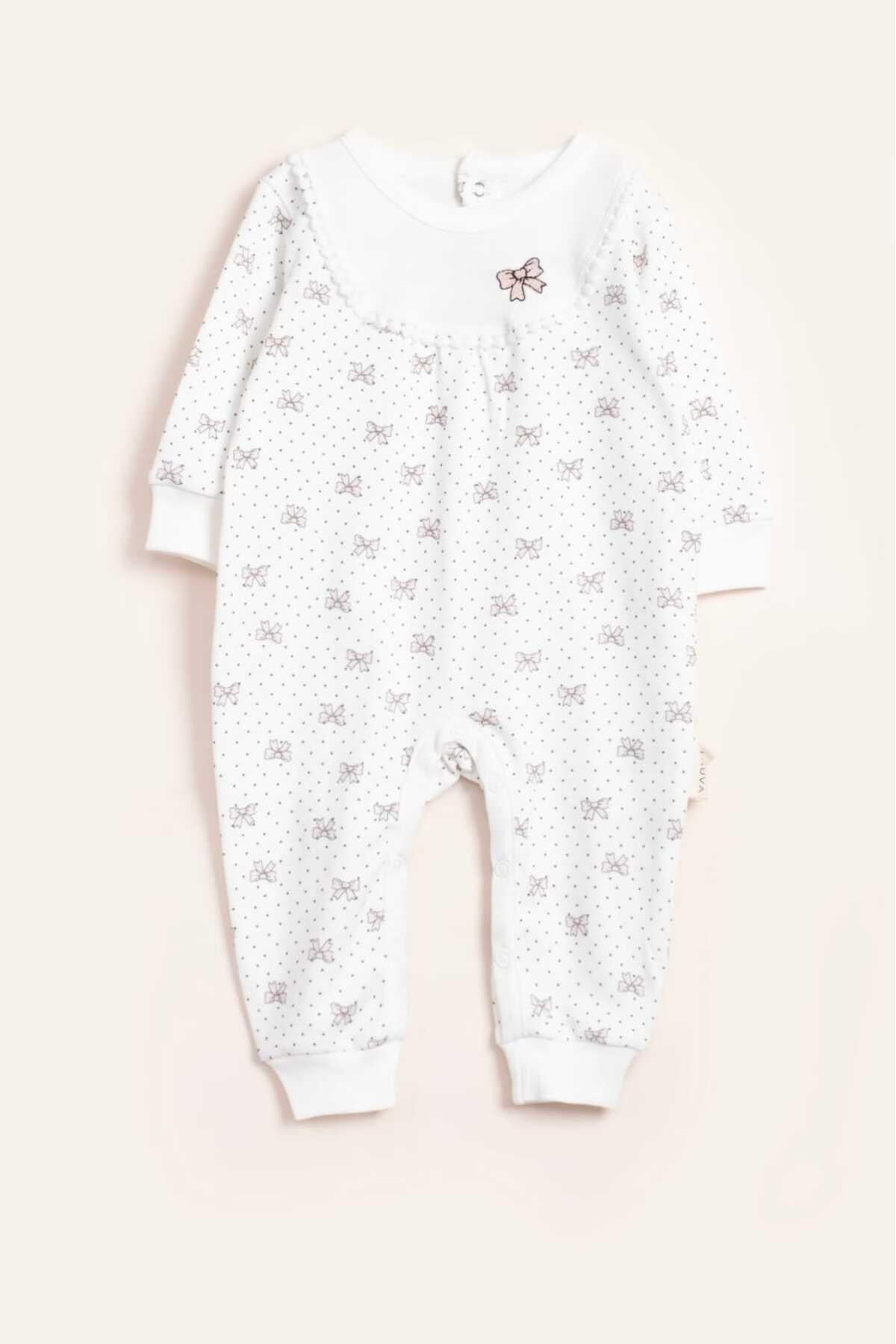 Kız Erkek Bebek Çocuk Tulum Uzun Kollu Çıtçıtlı Unisex