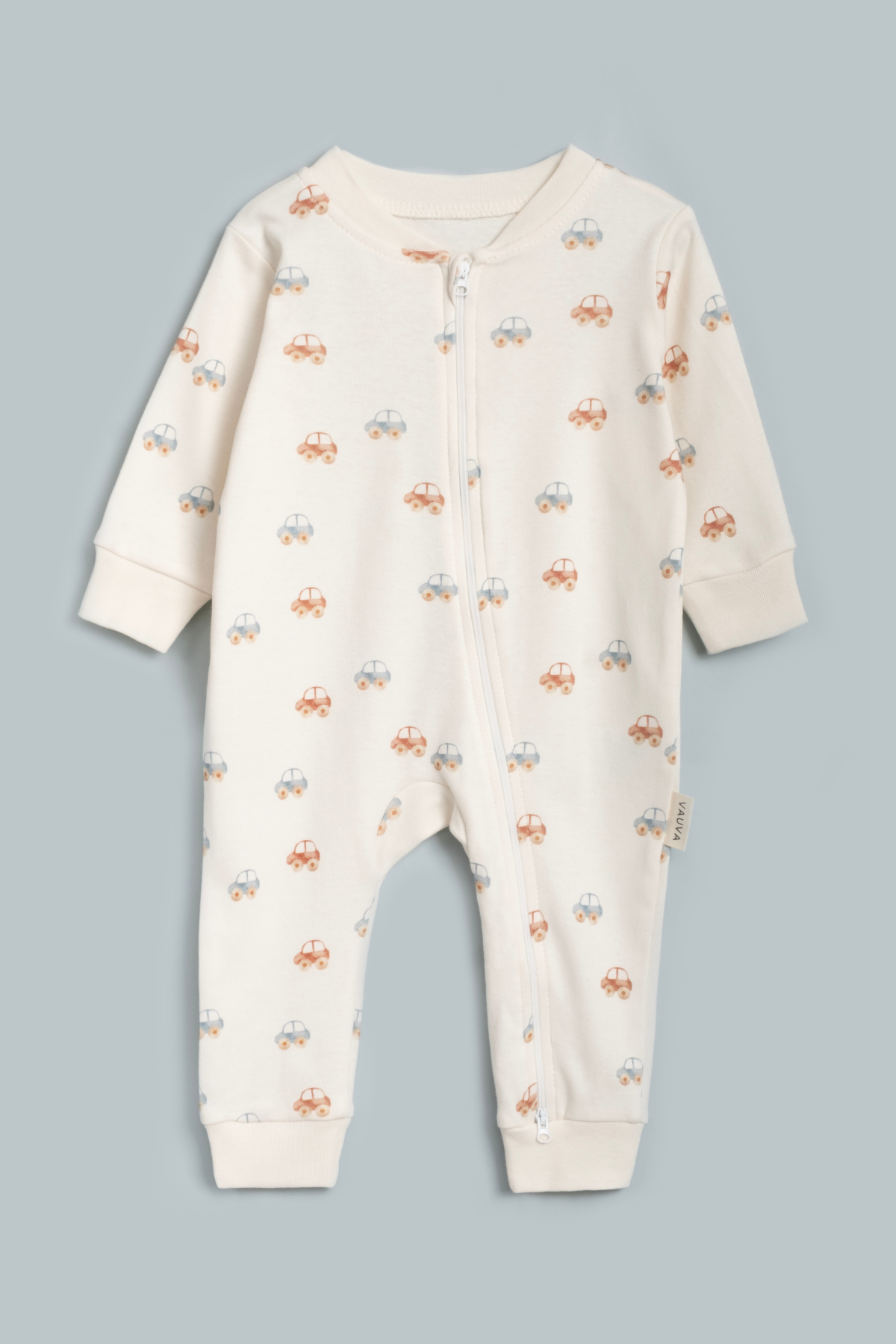 Kız Erkek Bebek Tulumu Uzun Kollu Fermuarlı Pijama Tulum Baskılı Uyku Tulumu