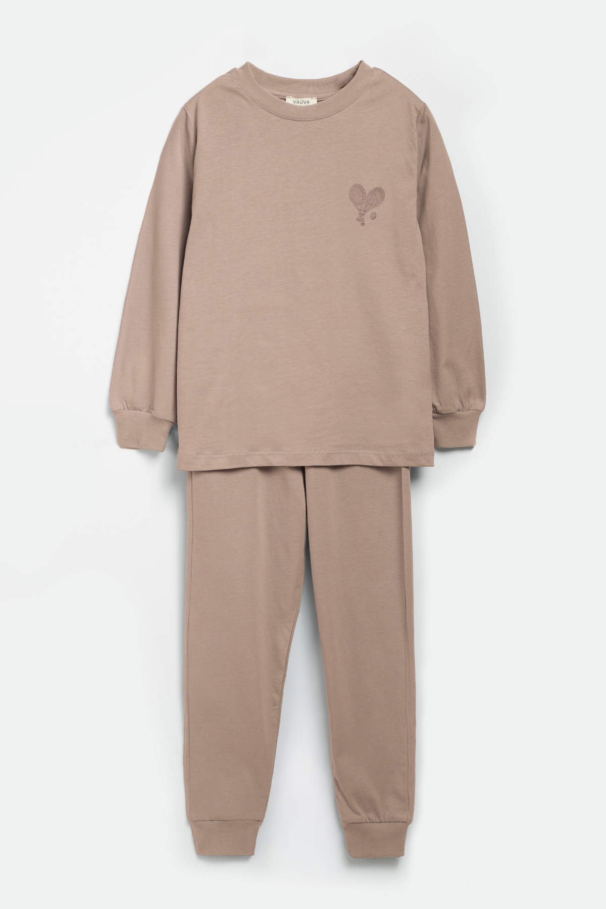 Kız Erkek Pijama Takımı Nakışlı İkili Pijama Takımı