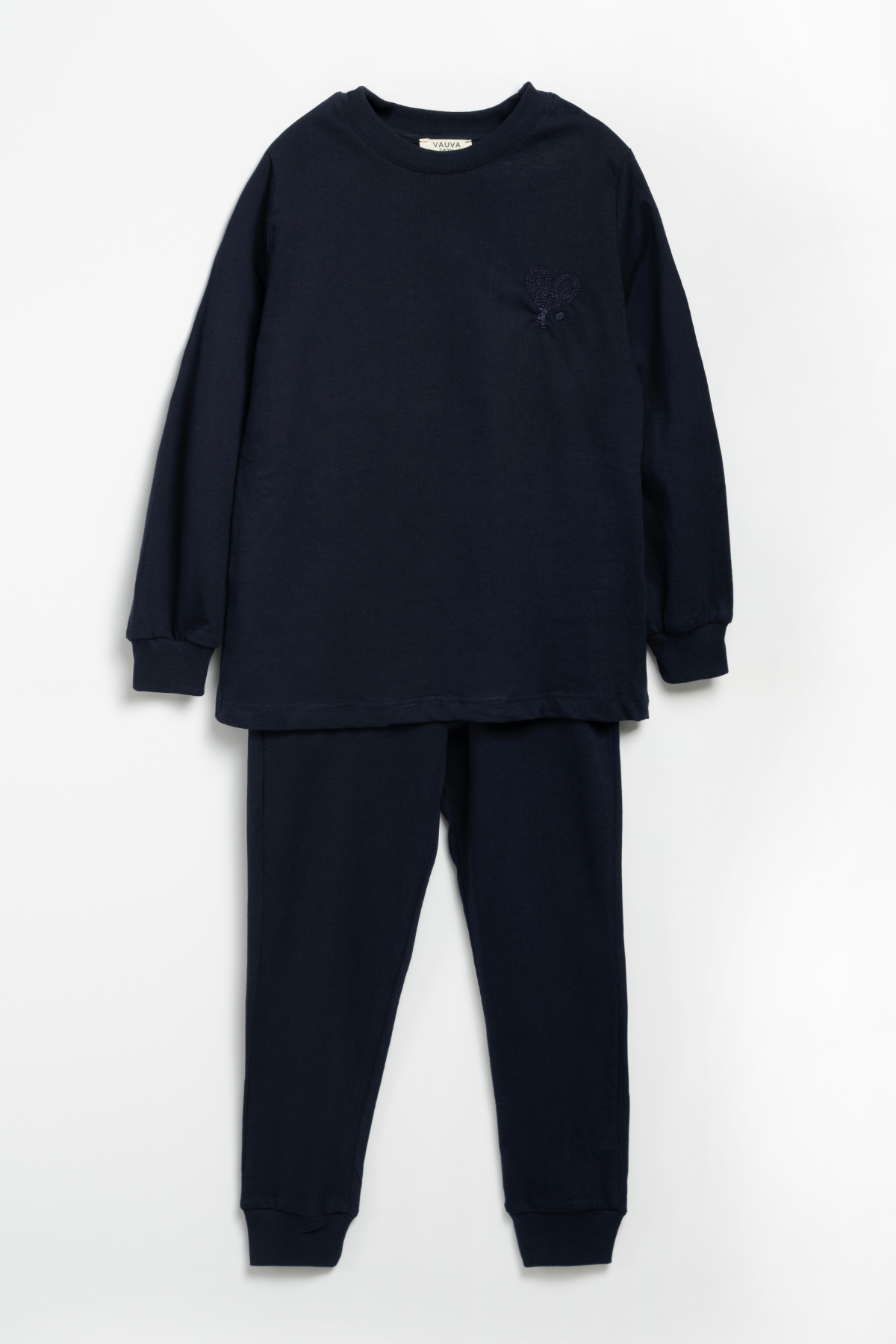 Kız Erkek Pijama Takımı Nakışlı İkili Pijama Takımı