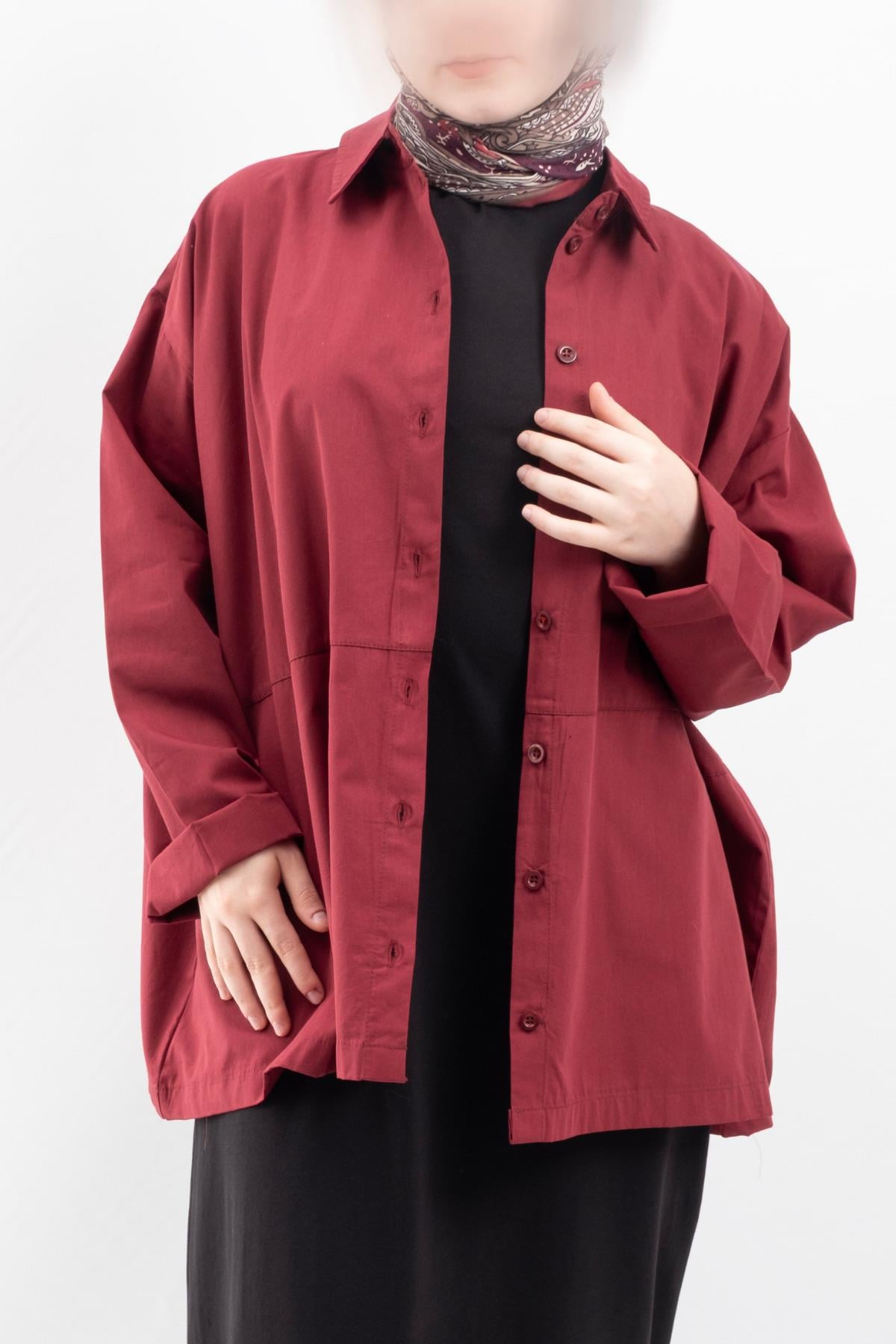 Oversize Kadın Gömlek