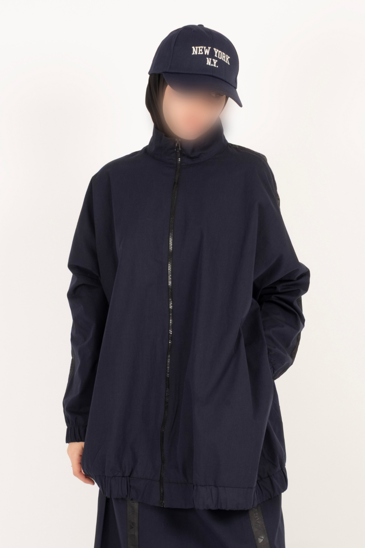 Poplin Ceket Fermuarlı Hırka