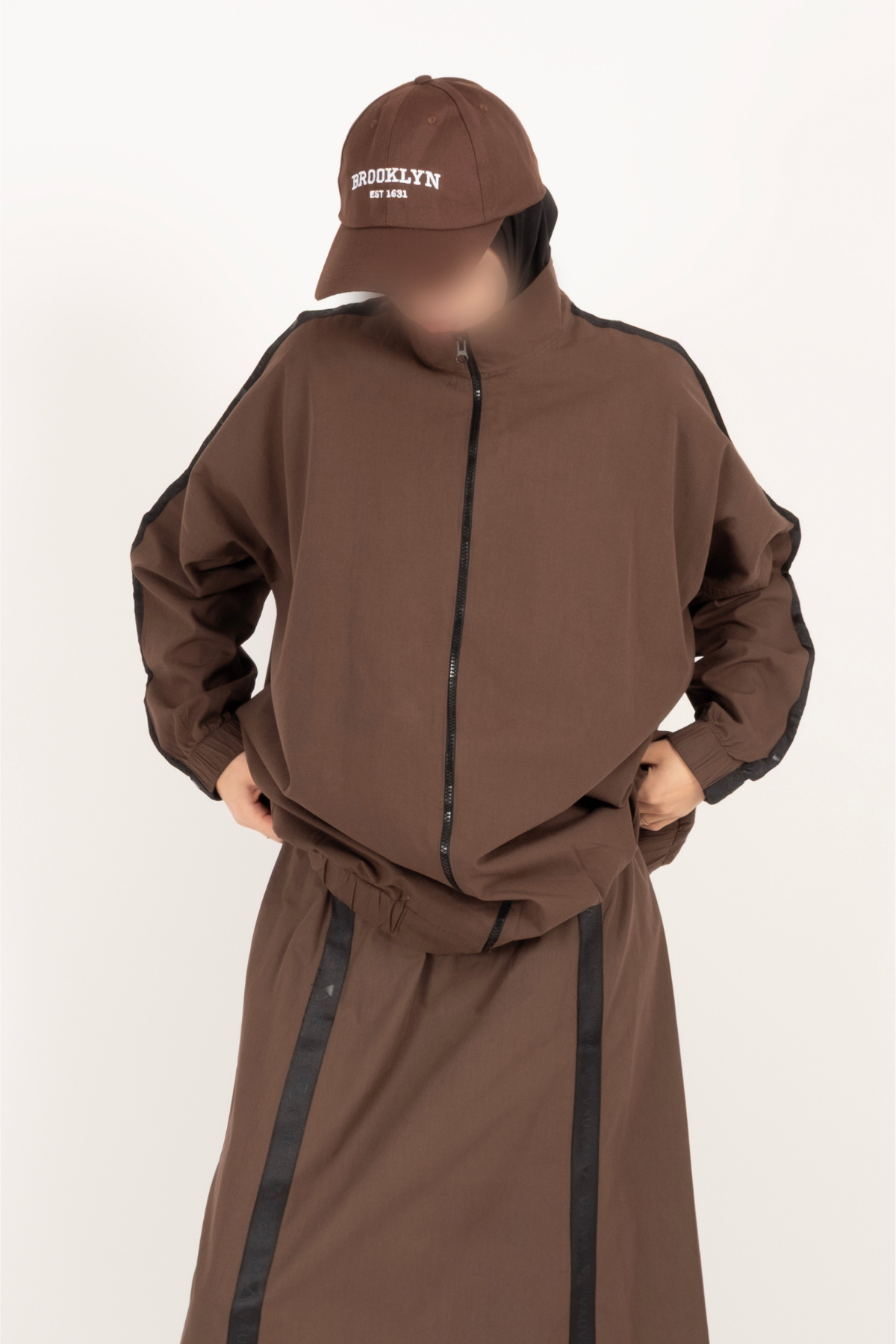 Poplin Ceket Fermuarlı Hırka