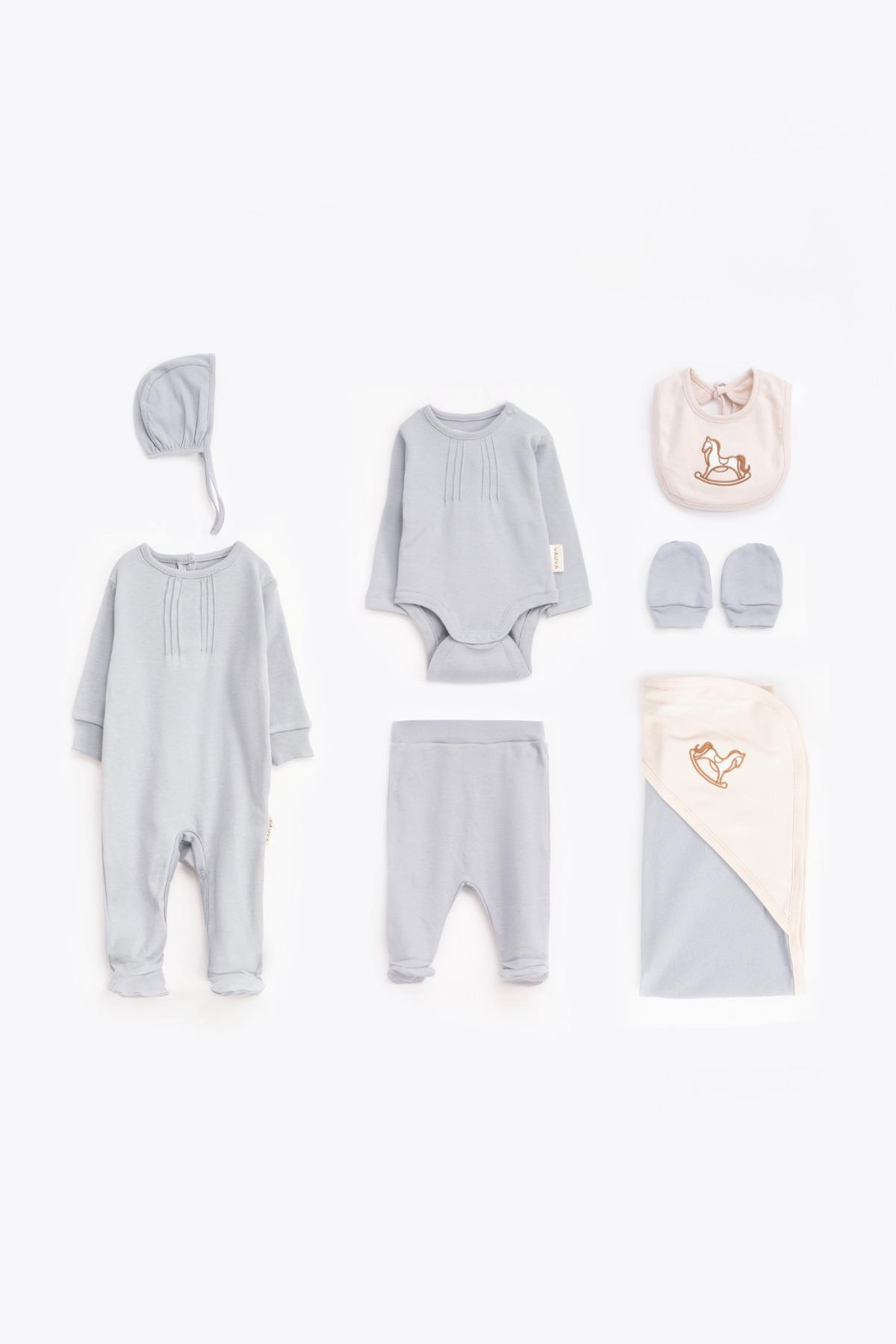 Yenidoğan Bebek Seti – İlk Günü Özel Kılın! %100 Pamuk | Unisex / Kız / Erkek Seçenekli