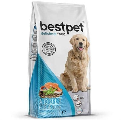 Bestpet Adult Balıklı ve Pirinçli Yetişkin Köpek Maması 15 KG