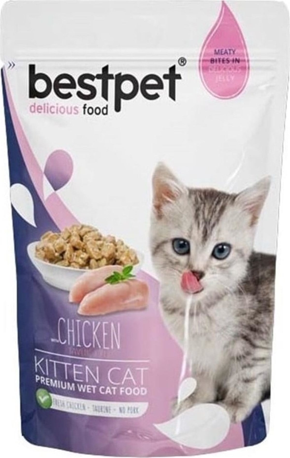 Bestpet Adult Jelly Pouch Kuzulu Kedi Maması 85 gr