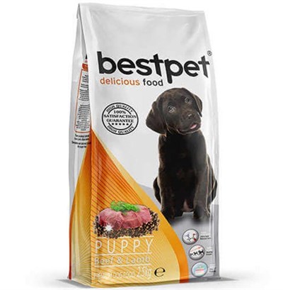 Bestpet Puppy Kuzu Etli ve Dana Etli Yavru Köpek Maması 2.5 KG