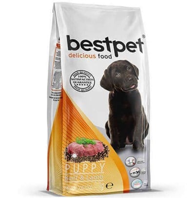 Bestpet Puppy Kuzu Etli ve Dana Etli Yavru Köpek Maması 15 KG