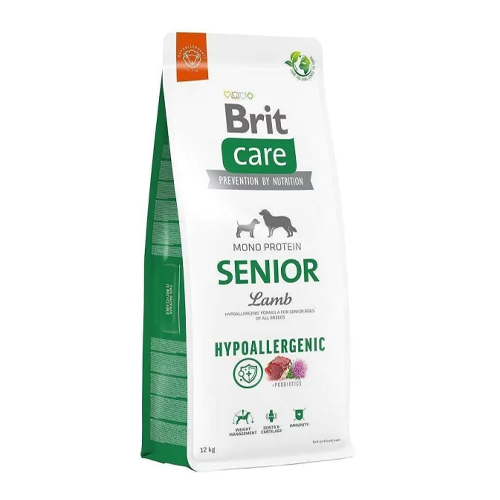 Brit Care Hypo-Allergenic Kuzulu ve Pirinçli Tüm Irklar İçin Yaşlı Köpek Maması 12kg
