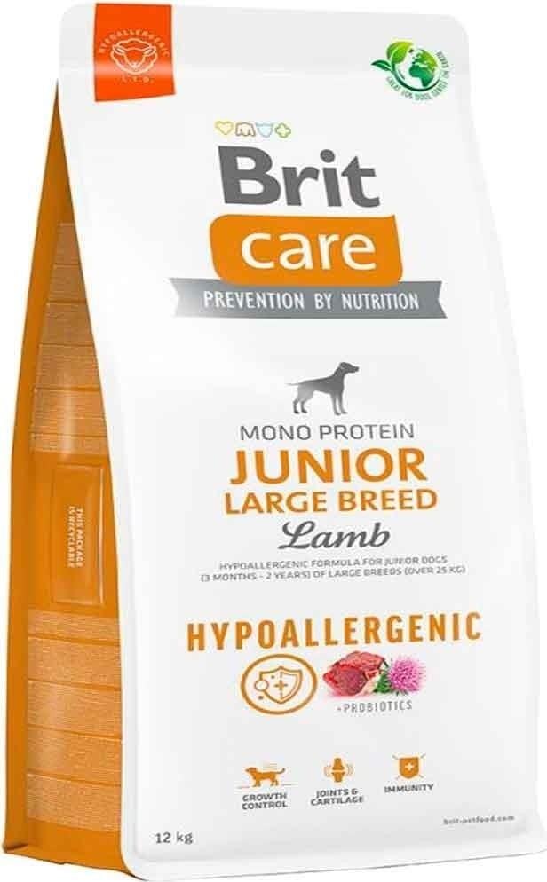Brıt Care Junıor Kuzu Etli Ve Pirinçli İri Irk Yavru Köpek Maması 12 Kg
