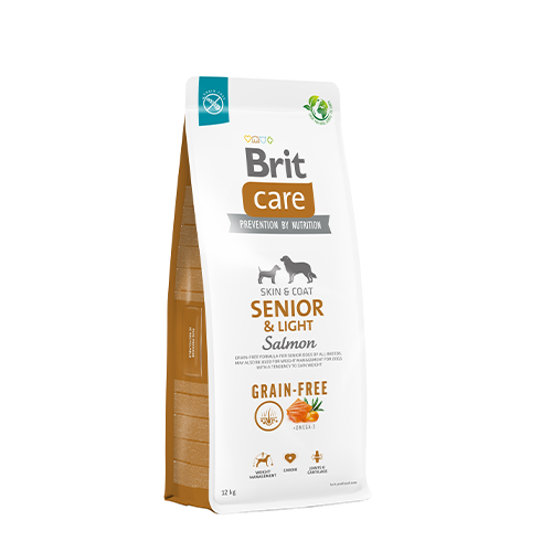 Brit Care Tahılsız Senior Light Somonlu Köpek Maması 12 kg