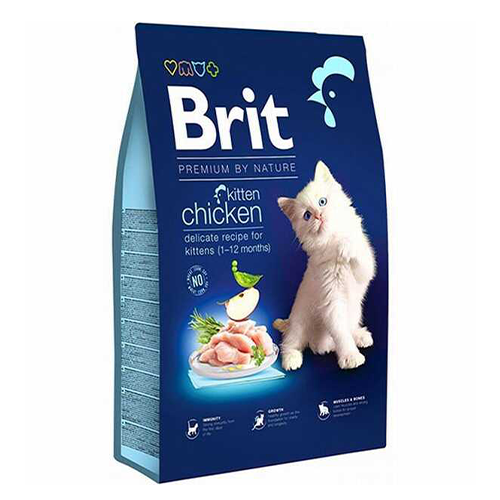 Brit Premium Kitten Tavuklu  Yavru Kedi Maması 8 KG