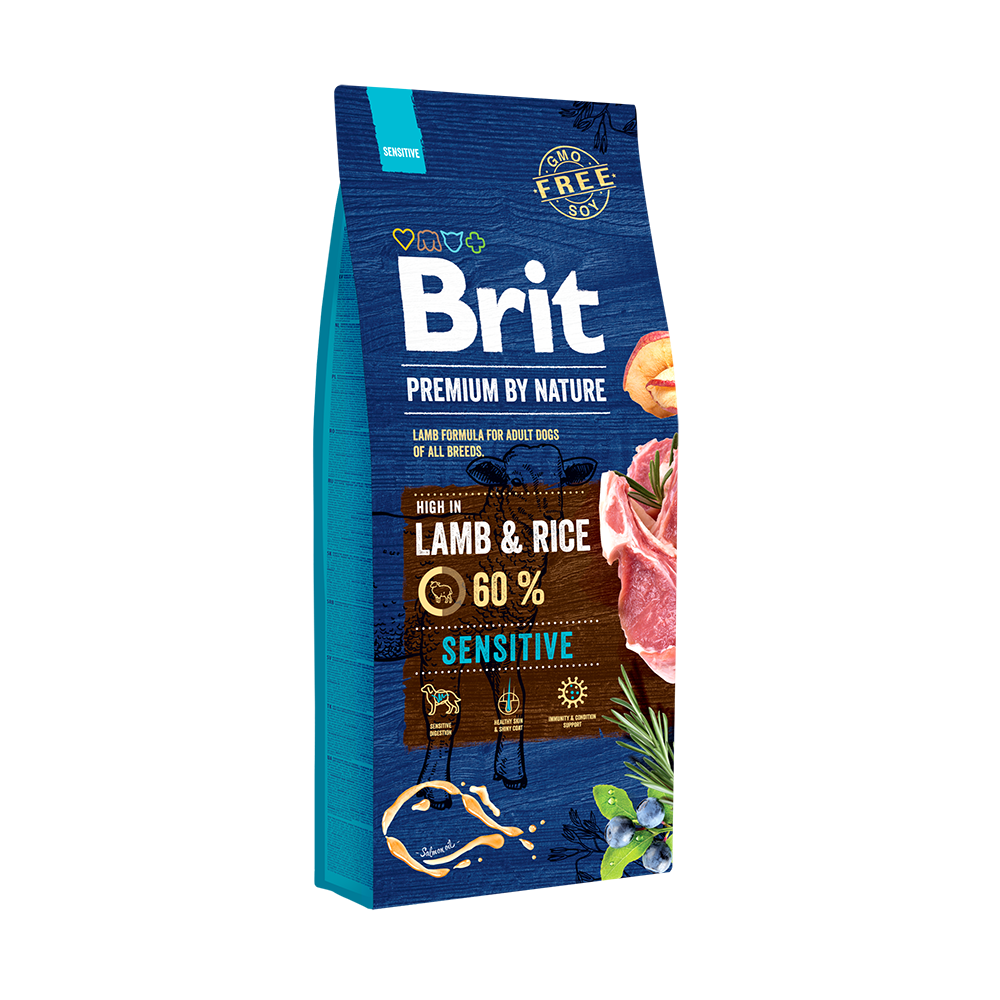 Brit Premium Sensitive Kuzu Etli Yetişkin Köpek Maması 8 KG