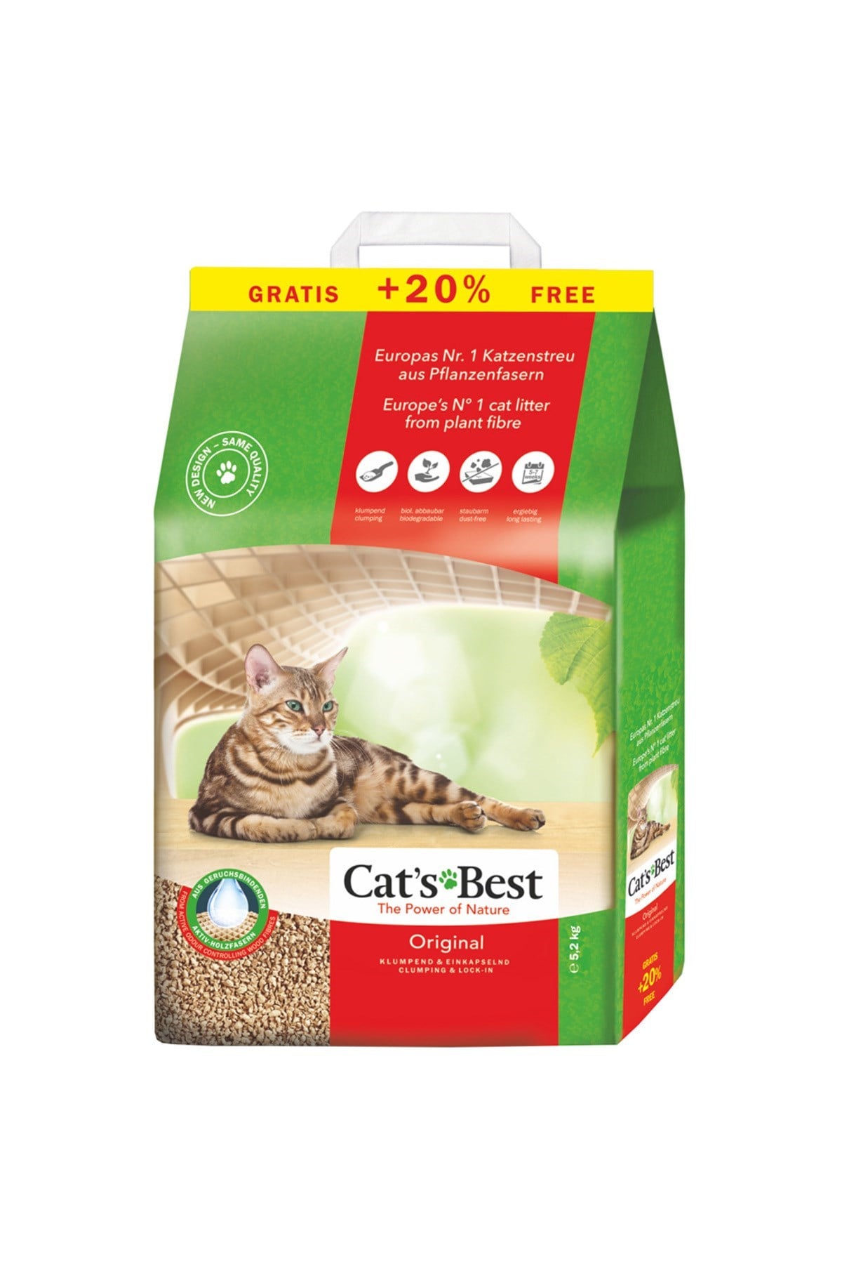 Cat's Best Original Kedi Kumu 10+2 L (5,2 KG)