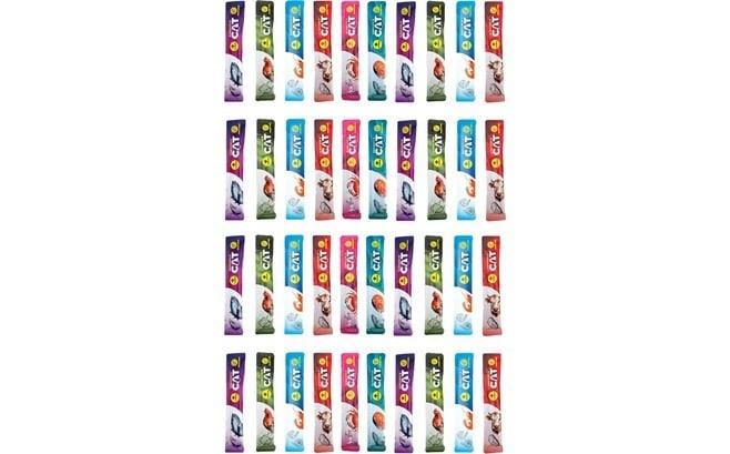 EuroGold Cat Karışık Sıvı Kedi Ödülü Creamy 40 adet x 15 gr