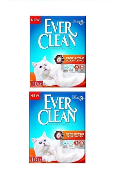 Fast Acting Hızlı Topaklanma Kedi Kumu - 10 Lt X 2 Adet