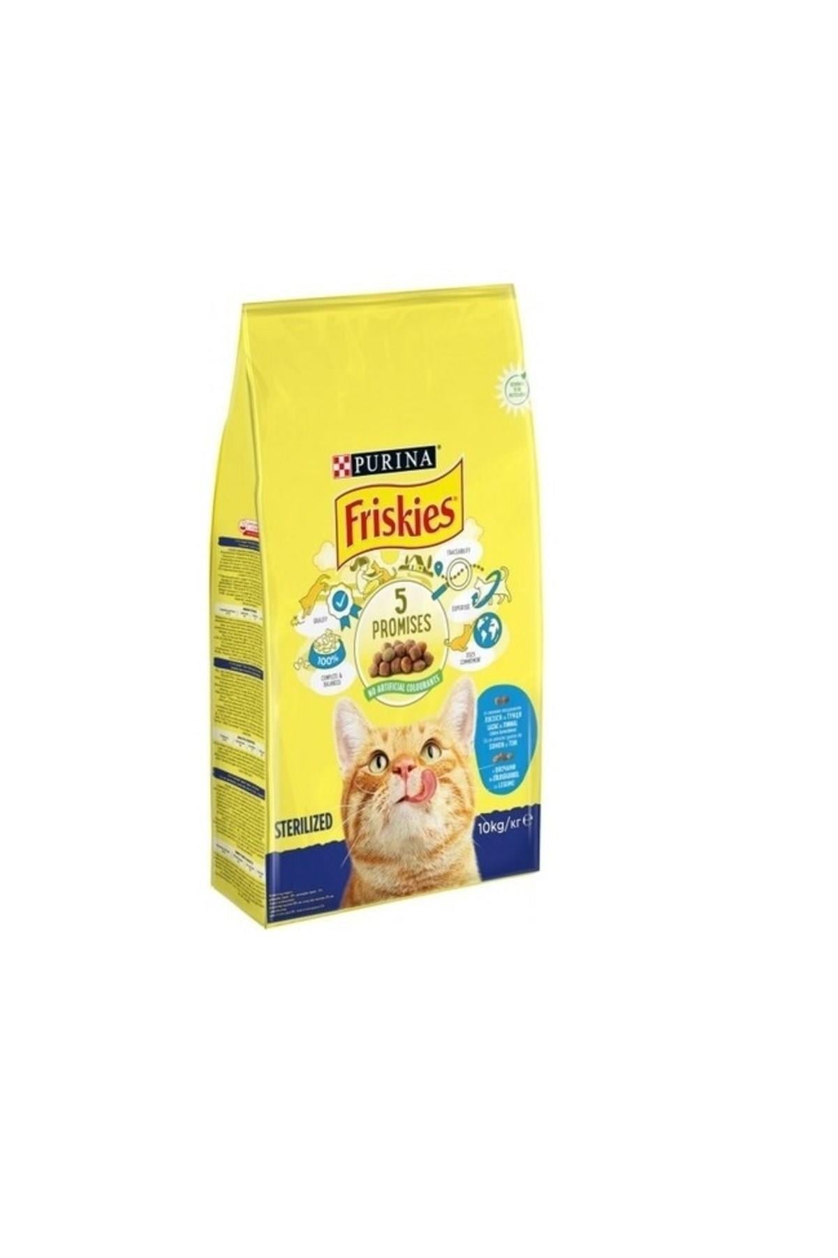 Friskies Somonlu Ve Sebzeli Kısırlaştırılmış Kedi Maması 10 Kg