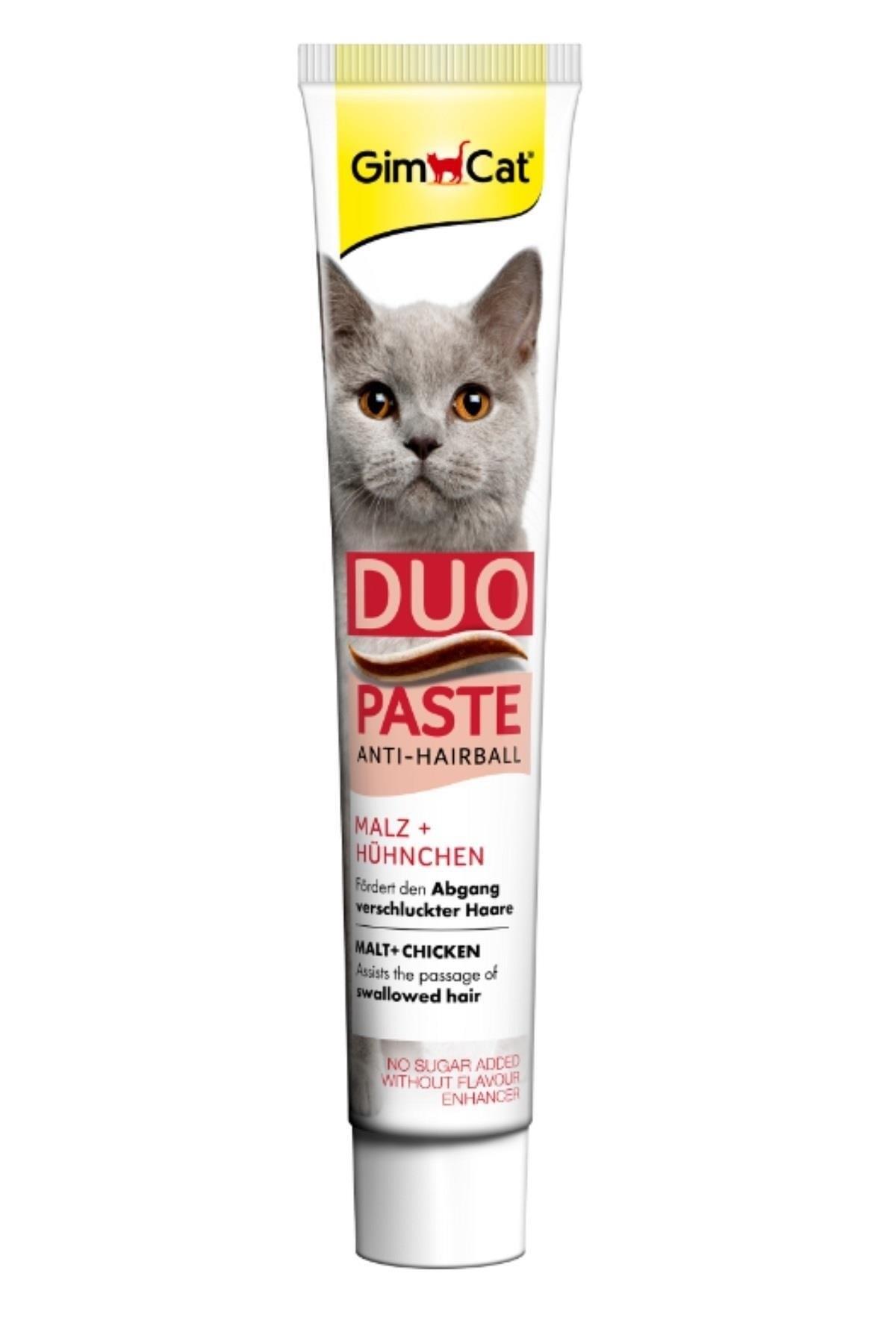 GimCat Duo Anti-Hairball Tüy Sağlığı için Tavuklu Kedi Macunu 50 gr