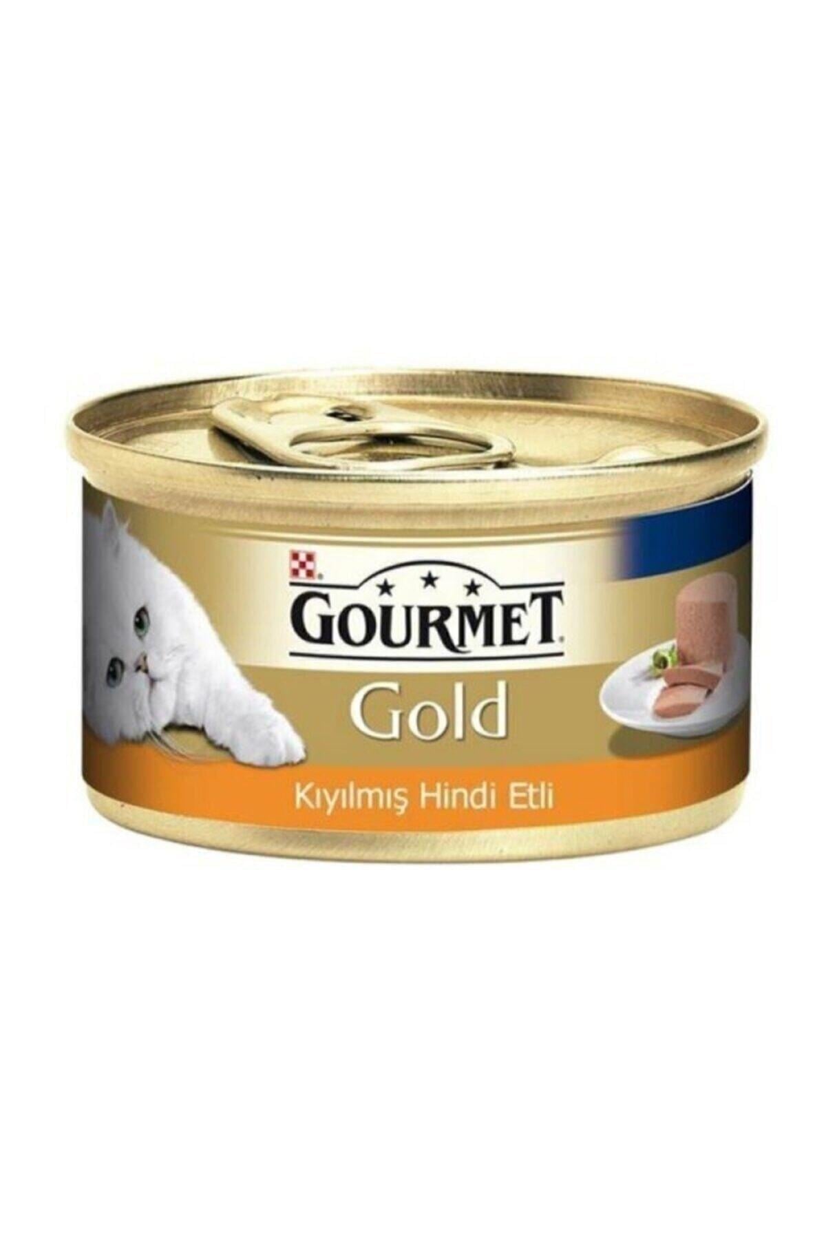 Gourmet Gold Kiyilmiş Hindi Etli Yetişkin Kedi Konservesi 85 Gr