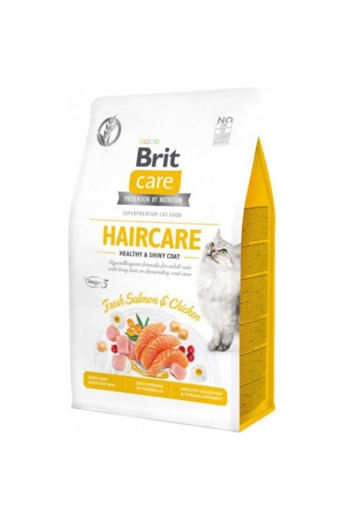Hipoalerjenik Haircare Tavuk Ve Somonlu Tahılsız Deri Ve Tüy Bakım Kedi Maması 400 Gr