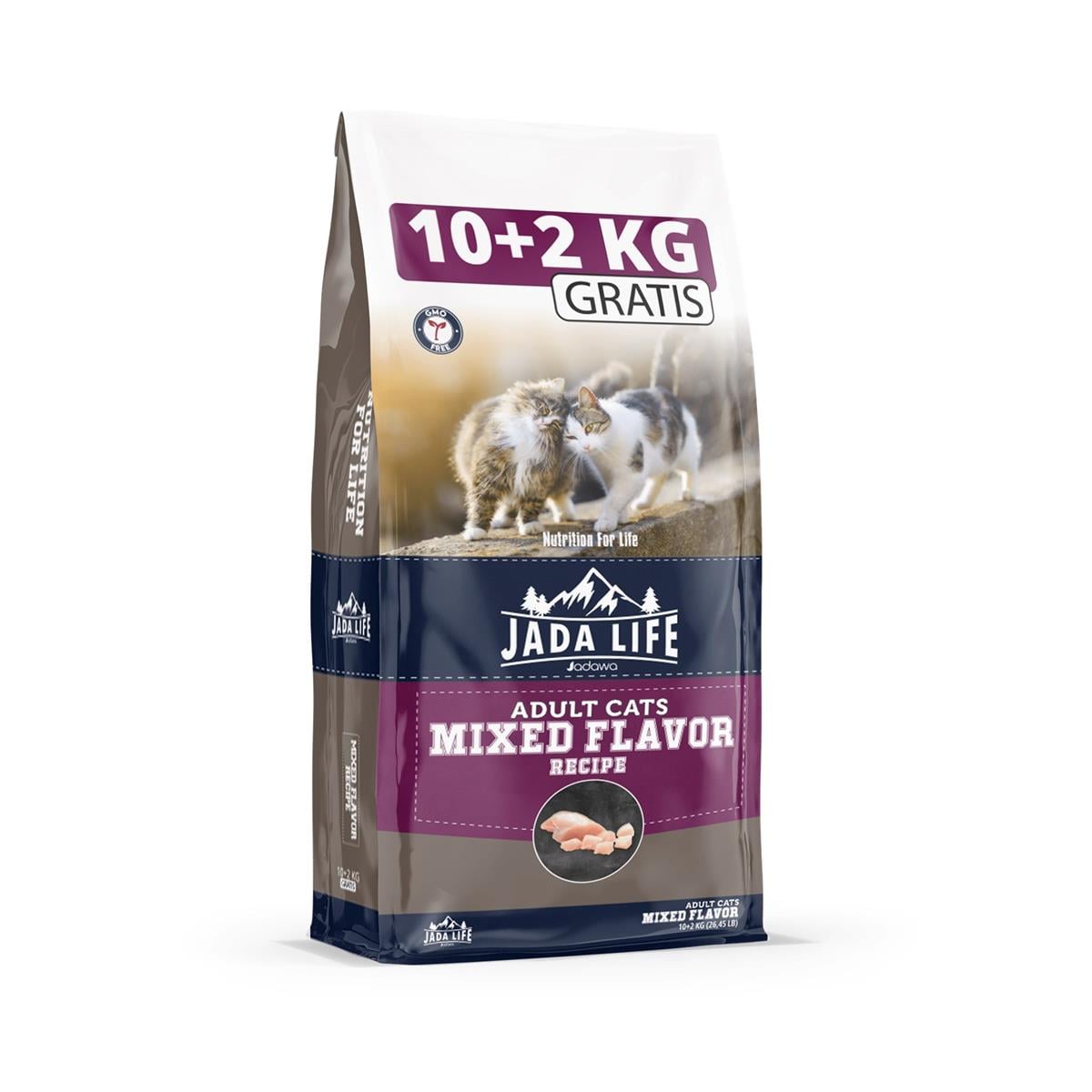 JADAWA JADA LİFE ADULT CAT FOOD MIXED FLAVOR 10+2 KG