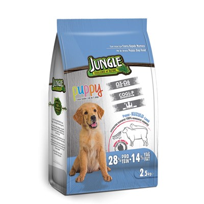 Jungle Kuzu Etli Yavru Köpek Maması 2500 G