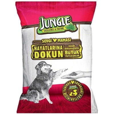 Jungle Sokak Köpekleri İçin Sevgi Köpek Maması 125 G