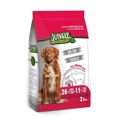 Jungle Tüm Irklar İçin Kuzu Etli Yetişkin Köpek Maması 2500 G