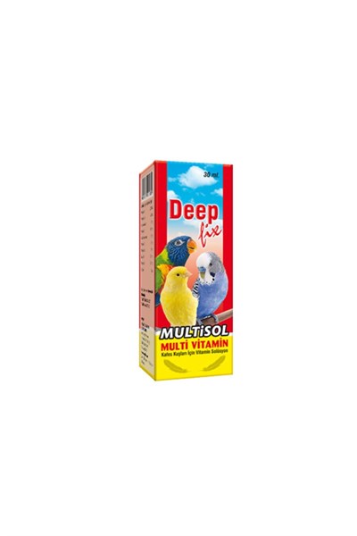 Multisol Kuşlar Için Multi-vitamin 30 Ml.