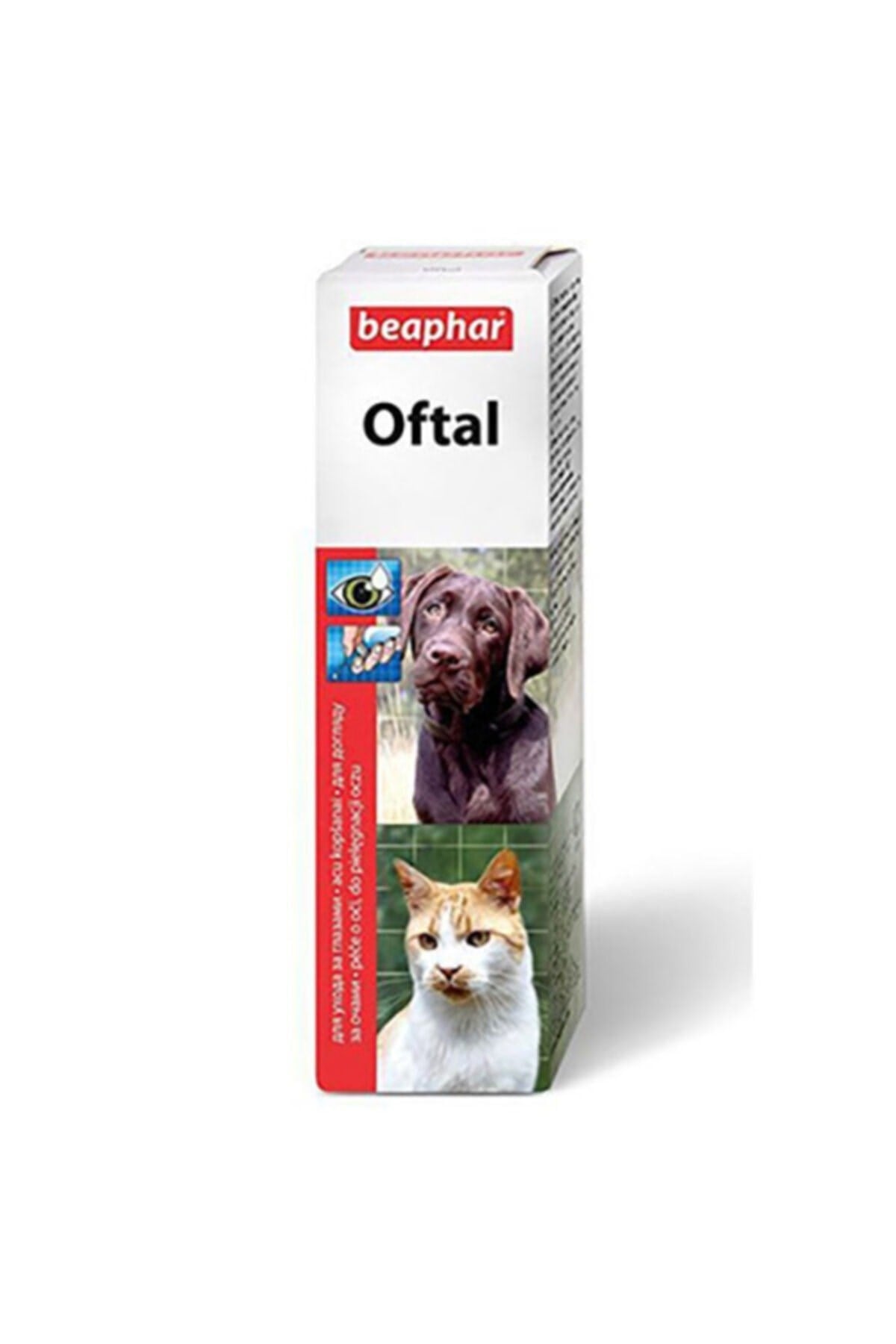 Oftal Kedi Ve Köpek Göz Temizleme Losyonu 50 ml