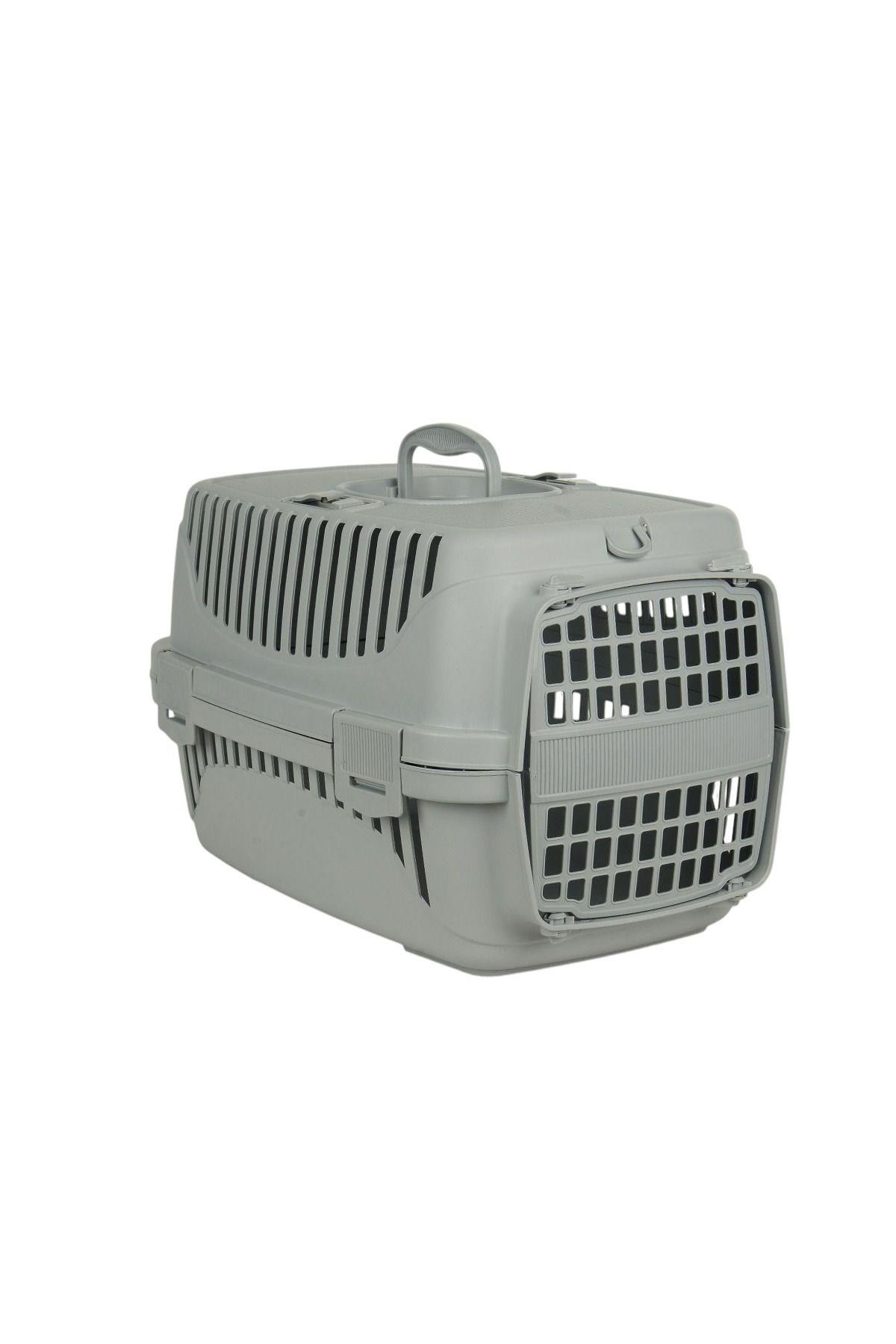 Pribor Hz-105 Kedi Köpek Evcil Hayvan Taşıma Çantası Box Büyük Boy Çok Fonksiyonlu Gri