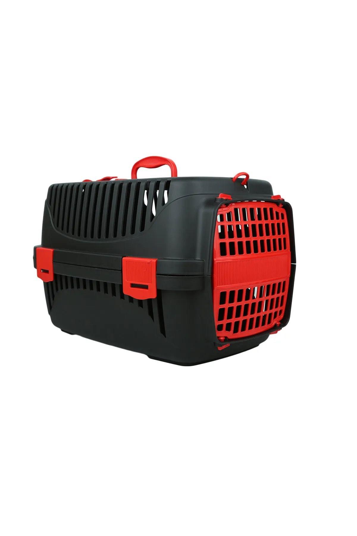Pribor Pet Taşıma Çantası Siyah-kırmızı