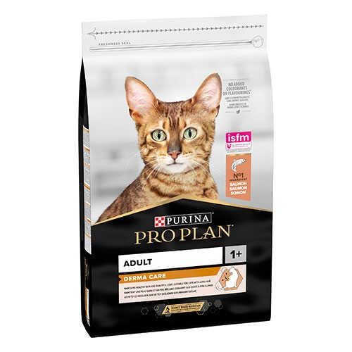 Pro Plan Derma Plus Somonlu Tüy Yumağı Önleyici Yetişkin Kedi Maması 10 KG