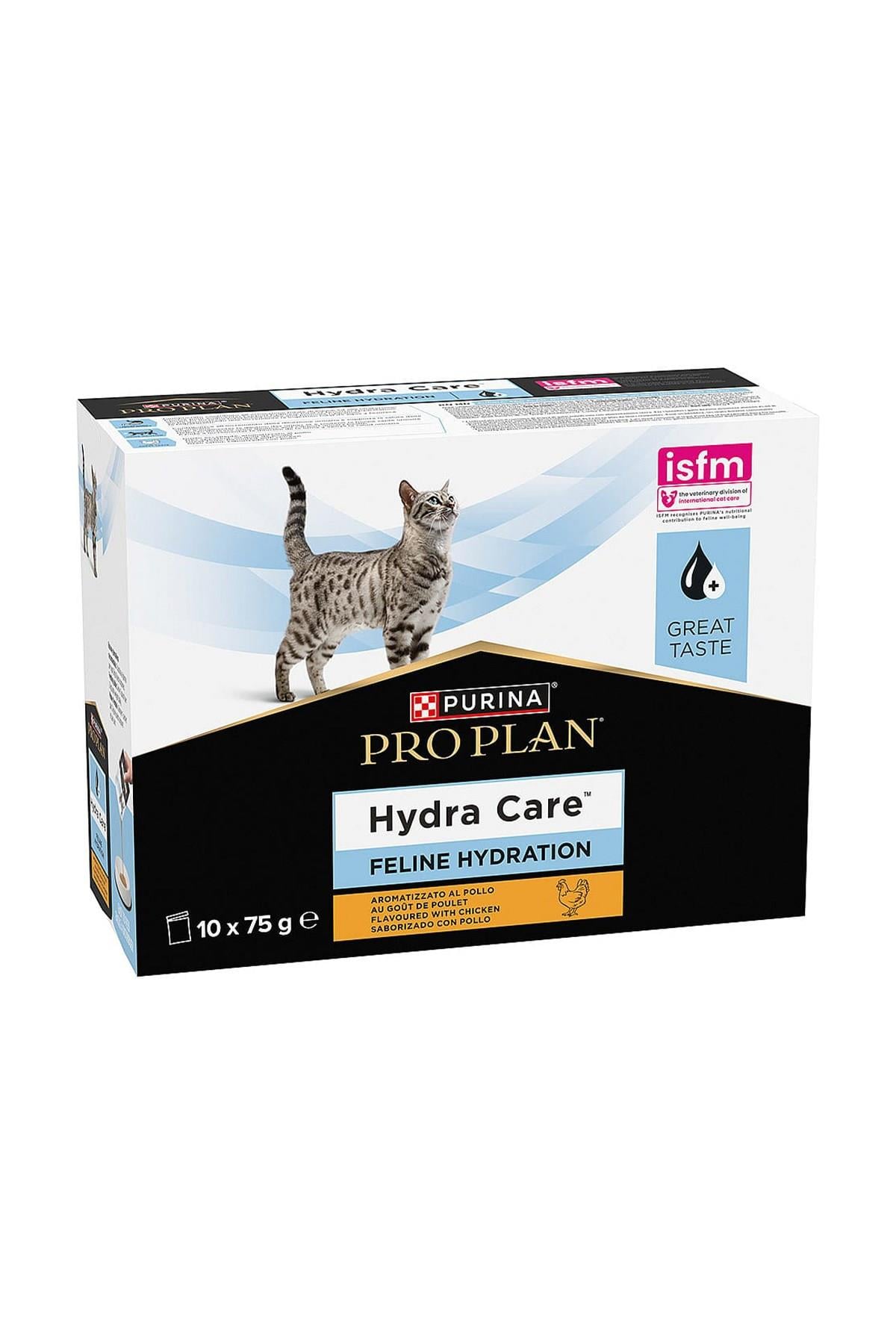 Pro Plan Hydra Care Feline Hydration Tavuklu Kedi Sıvı Destek Maması 10 Adet x 75 gr