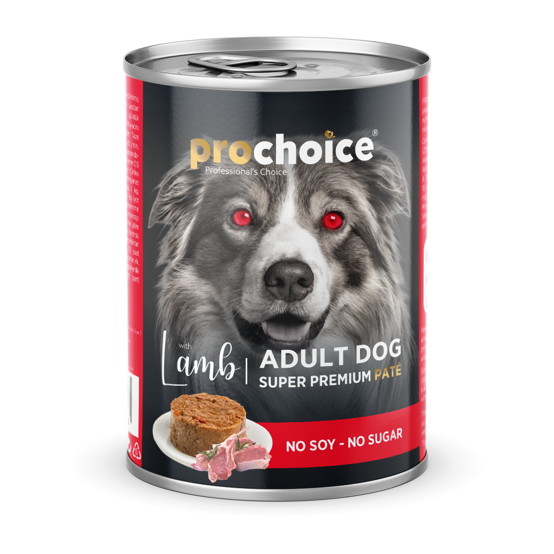 Prochoice Kuzu Etli Pate Konserve Yetişkin Köpek Maması 400 G