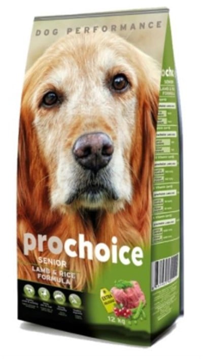 Prochoice Senior Kuzu Etli ve Pirinçli Yaşlı Köpek Maması 12 KG