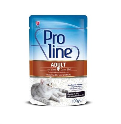 Proline Dana Etli Pouch Yetişkin Kedi Yaş Maması 100 G
