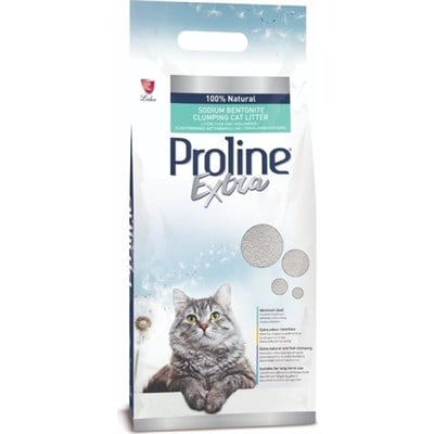 Proline Extra Sodium Bentonite İnce Topaklaşan Bentonit Kedi Kumu 10 L