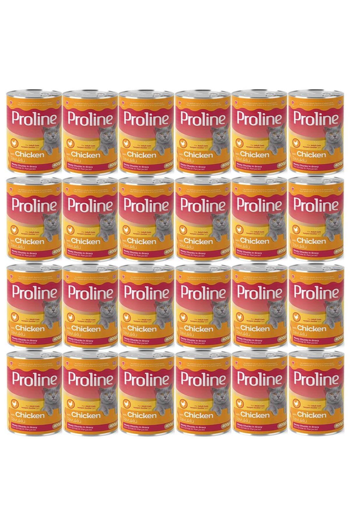 Proline Tavuklu Yetişkin Kedi Konservesi 400 Gr*24 Adet
