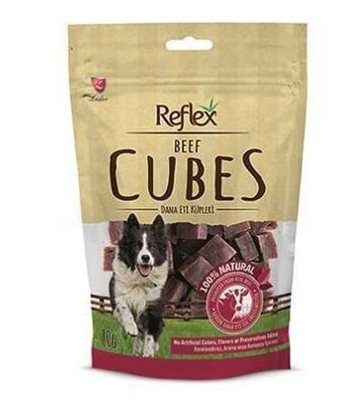 Reflex Beef Cubes Küp Dilimli Biftekli Köpek Ödülü 80 G