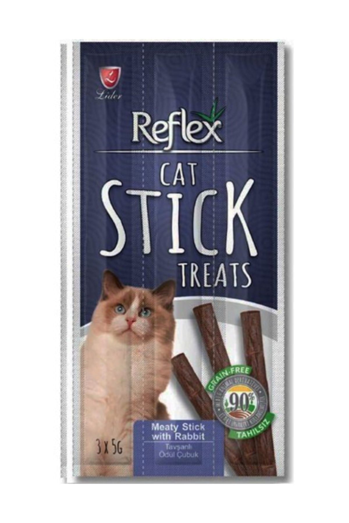 Reflex Cat Stick KediTavşanlı Ödül Çubuğu 3*5gr
